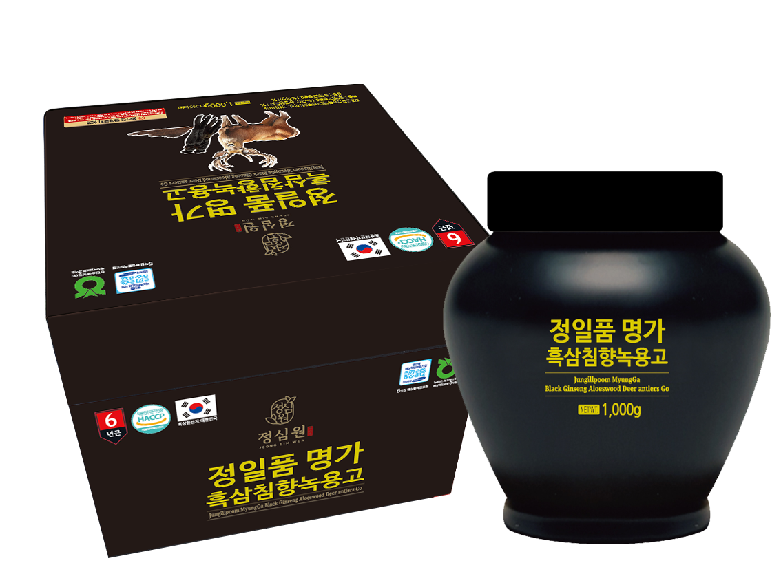 [천왕삼]정일품명가 흑삼침향녹용고 1kg