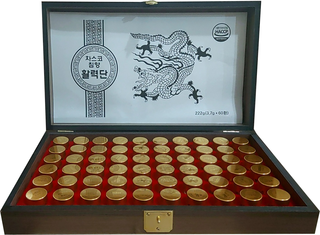 [천왕삼]차스코 침향 활력단 60환