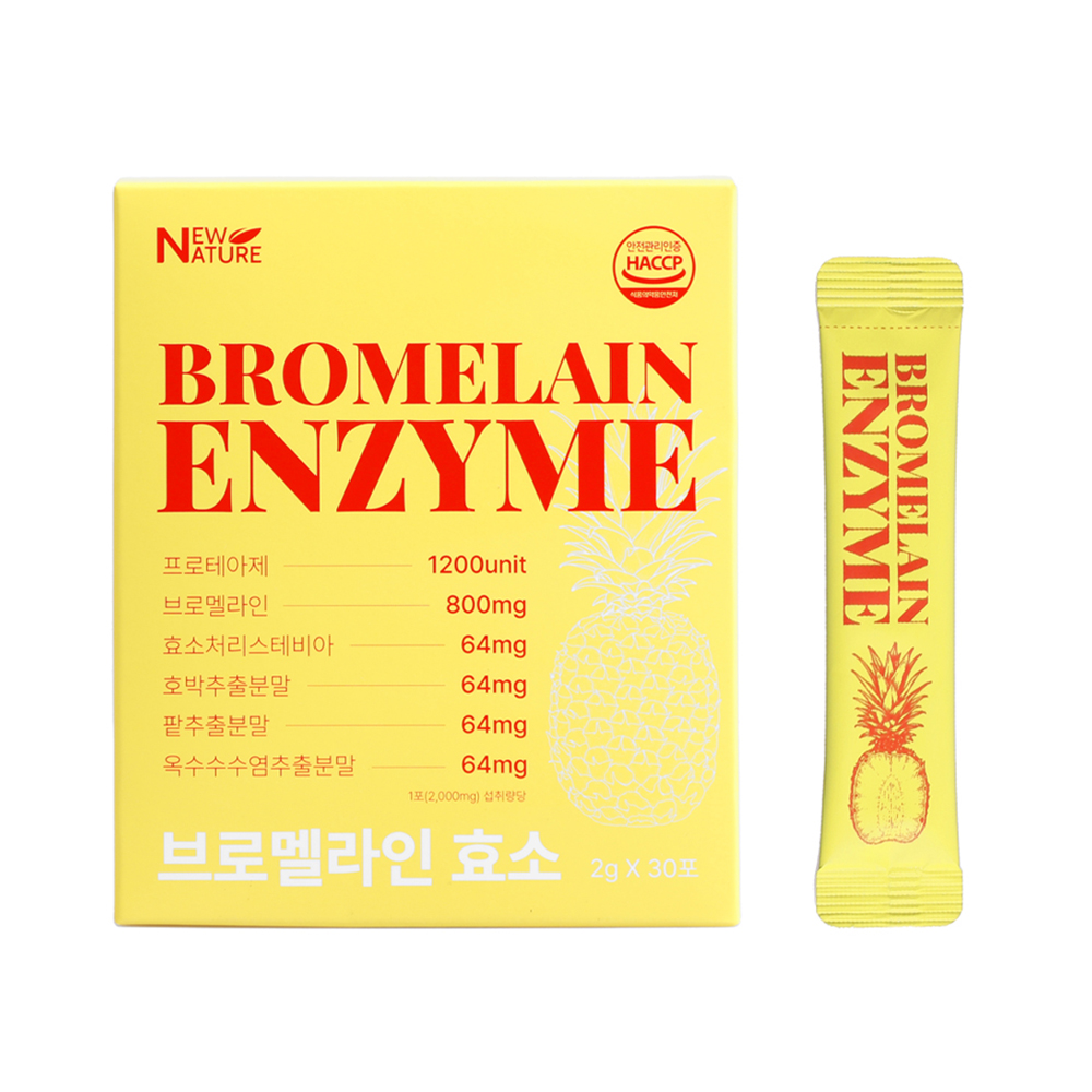 [천왕삼] 브로멜라인 효소 2g x 30포