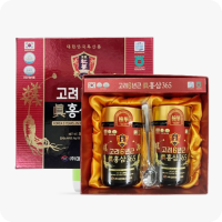 [천왕삼] 고려6년근 365 眞(참진) 홍삼세트 250g x 2병