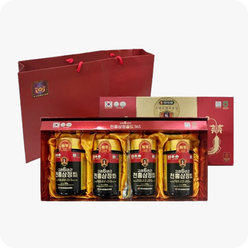 [천왕삼] 고려6년근 천홍삼정 골드365 250g×4병